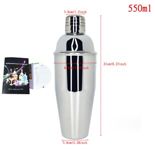 Professional Cocktail Shakers Bartender Kit Stainless Steel