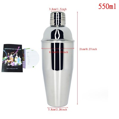 Professional Cocktail Shakers Bartender Kit Stainless Steel