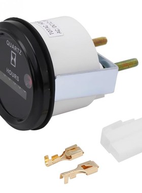 DC 12-36V Accurate Round Quartz Hour Meter Timer Gauge Teste