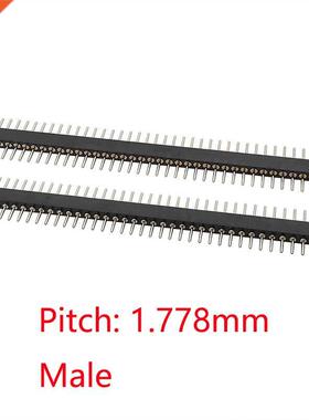 1//5Pcs 1.778 mm Pin Connector 1*40 Pin Single Row Male PCB
