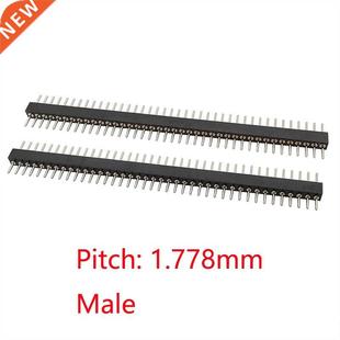 PCB 1.778 Male Row Single Connector Pin 5Pcs