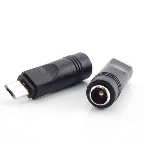 5V 5.5x2.1mm DC plug to mirco USB Power Adapter plug Convert