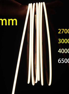 Super Thin COB LED Strip Lights 4mm 480LEDs/m Flexible Linea