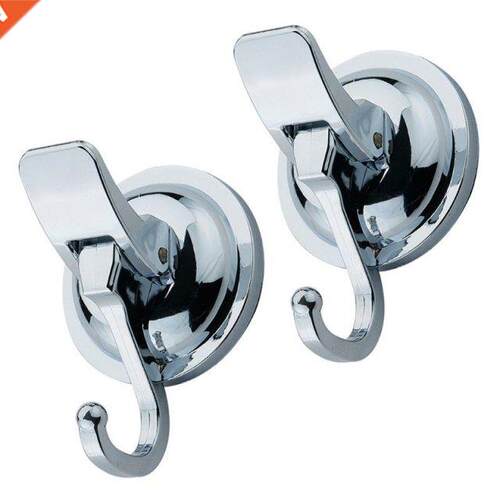 2PCS Traceless Hanger Hook Towel Holder Heavy Duty Vacuum Su