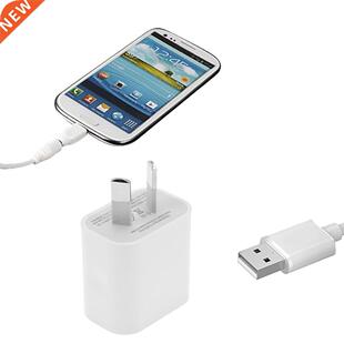 Portable 5V 2A dual port AU plug USB power adapter travel ch