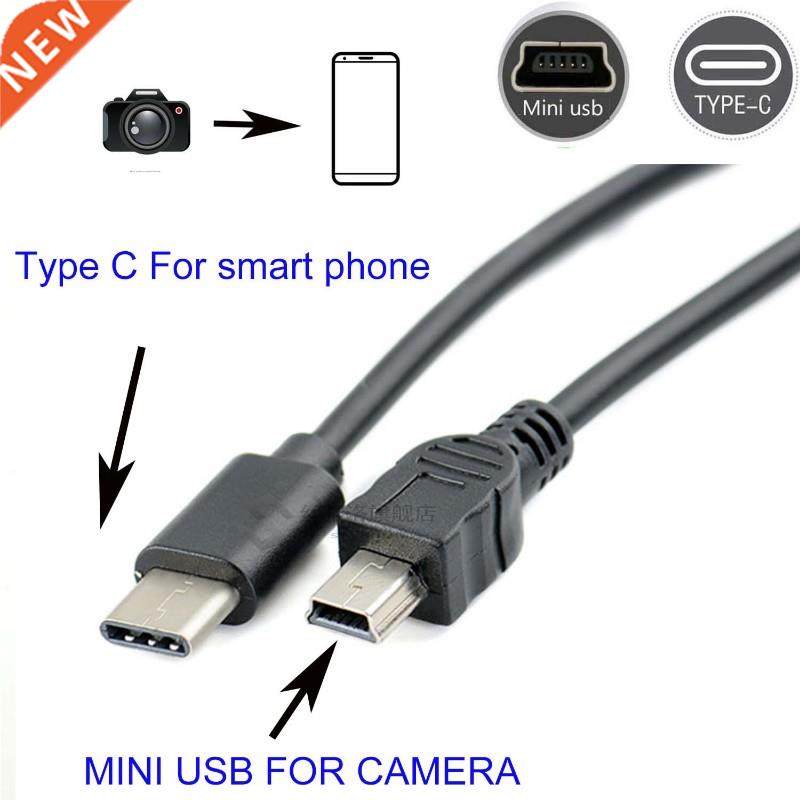 TYPE C to mini usb OTG CABLE FOR canon EOS 100D 80D 70D 5D2