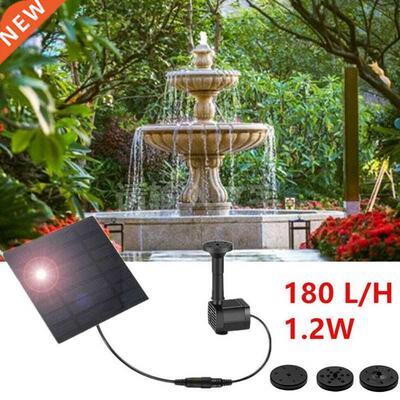 Solar Power Fountain Pump Water Pump for Outdoor Garden Pon