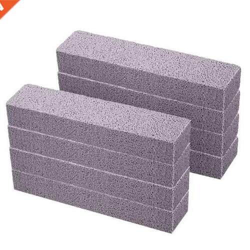 8 Pieces Pumice Stones for Cleaning Pumice Scouring Pad Grey