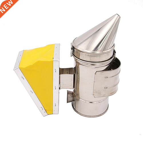 Portable Stainless Steel Bee Keeper Smoker Heat Chamber Yell