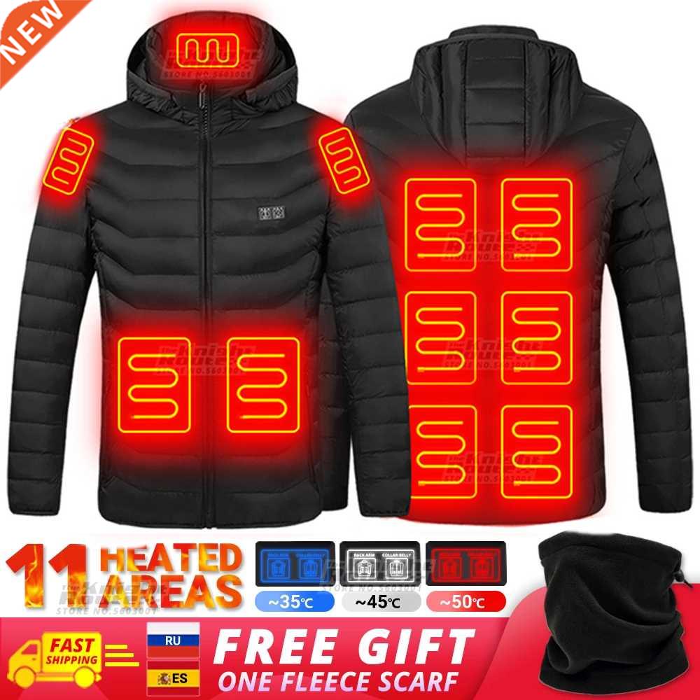 11 Areas Men's Heated Jacket Women's Windbreaker War