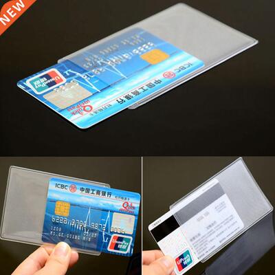 10Pcs PVC ID Card Hder Tire Protector Card Case Student C