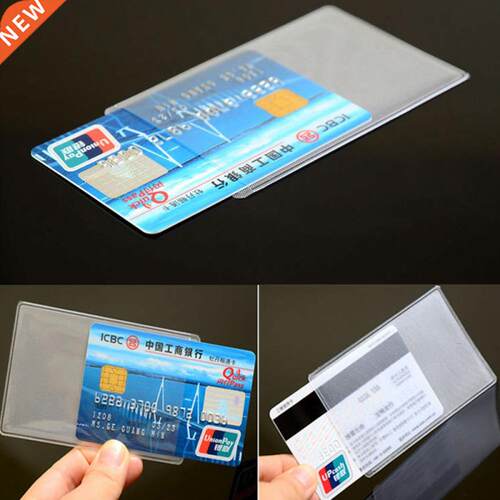 10Pcs PVC ID Card Hder Tire Protector Card Case Student C
