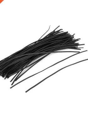 Shell Package Reusable Twist Ties Cable Wires 100pcs Black