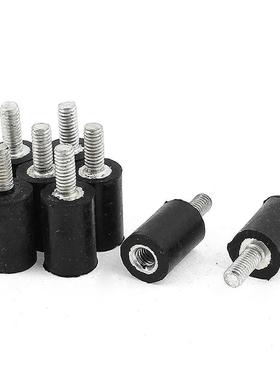 8Pcs M4 Air Compressor Rubber Vibration Mount Isolator 10mm