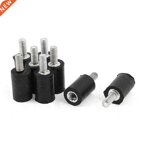 8Pcs M4 Air Compressor Rubber Vibration Mount Isolator 10mm