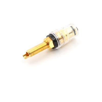 Black Thread Gold Plated Audio Speaker Binding Post Banana P