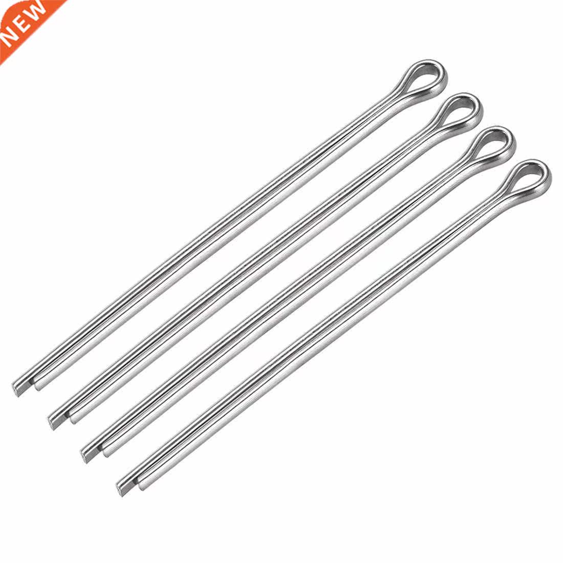 4Pcs Split Cotter Pin - 5mm x 100mm 304 Stainless Steel 2-Pr
