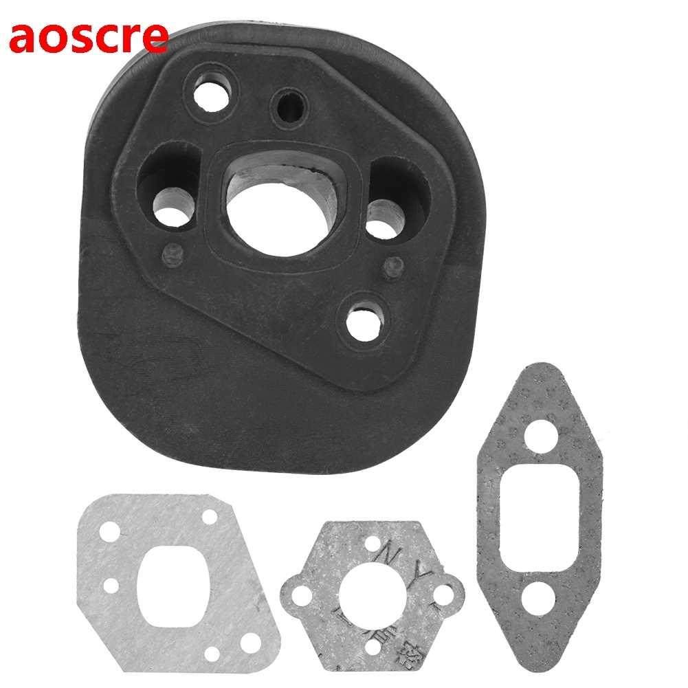Electric Chainsaw Intake Manifold Carburetor Gasket Kit Repl