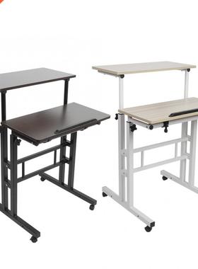 60cm Adjustable Height Stand Up Laptop Desk Computer Standin