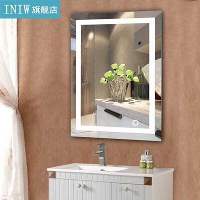 New athroom Lighted Vanity Mirror Make Up Wall Mounted 2 Si