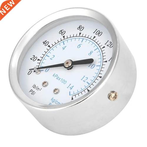 0-14kg/c 0-200psi Dual Scale Pressure Gauge 1/8NPT Back Con
