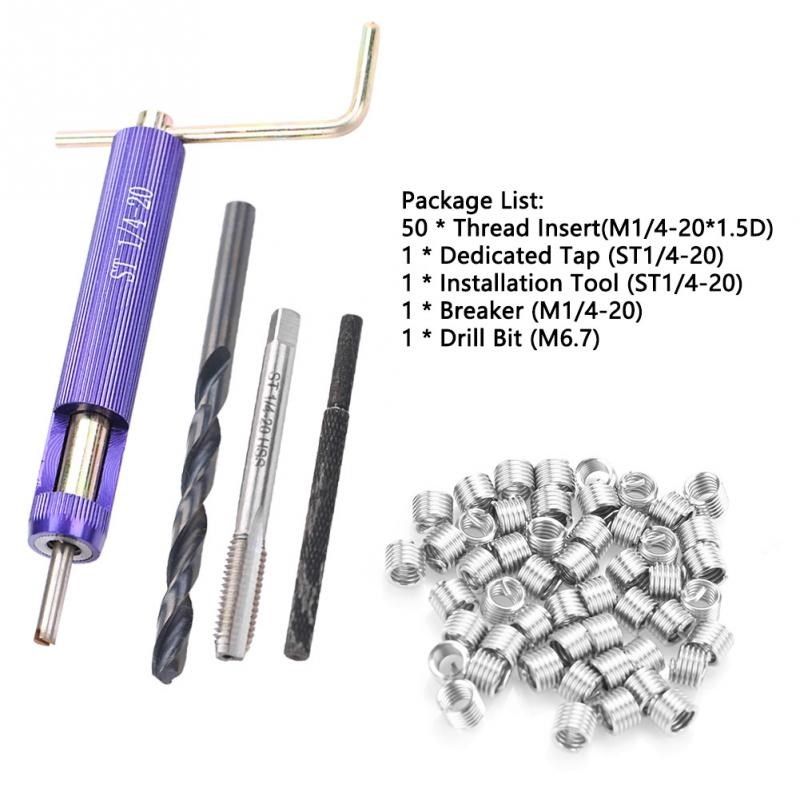 50Pcs M14-20x1. Screw Threaded Insert Coiled Wire Inserts Th