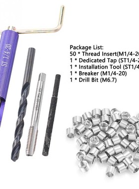 50Pcs M14-20x1. Screw Threaded Insert Coiled Wire Inserts Th