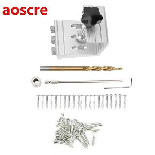 Aluminum Alloy Punch Locator Drill Guide Tools Woodworking P