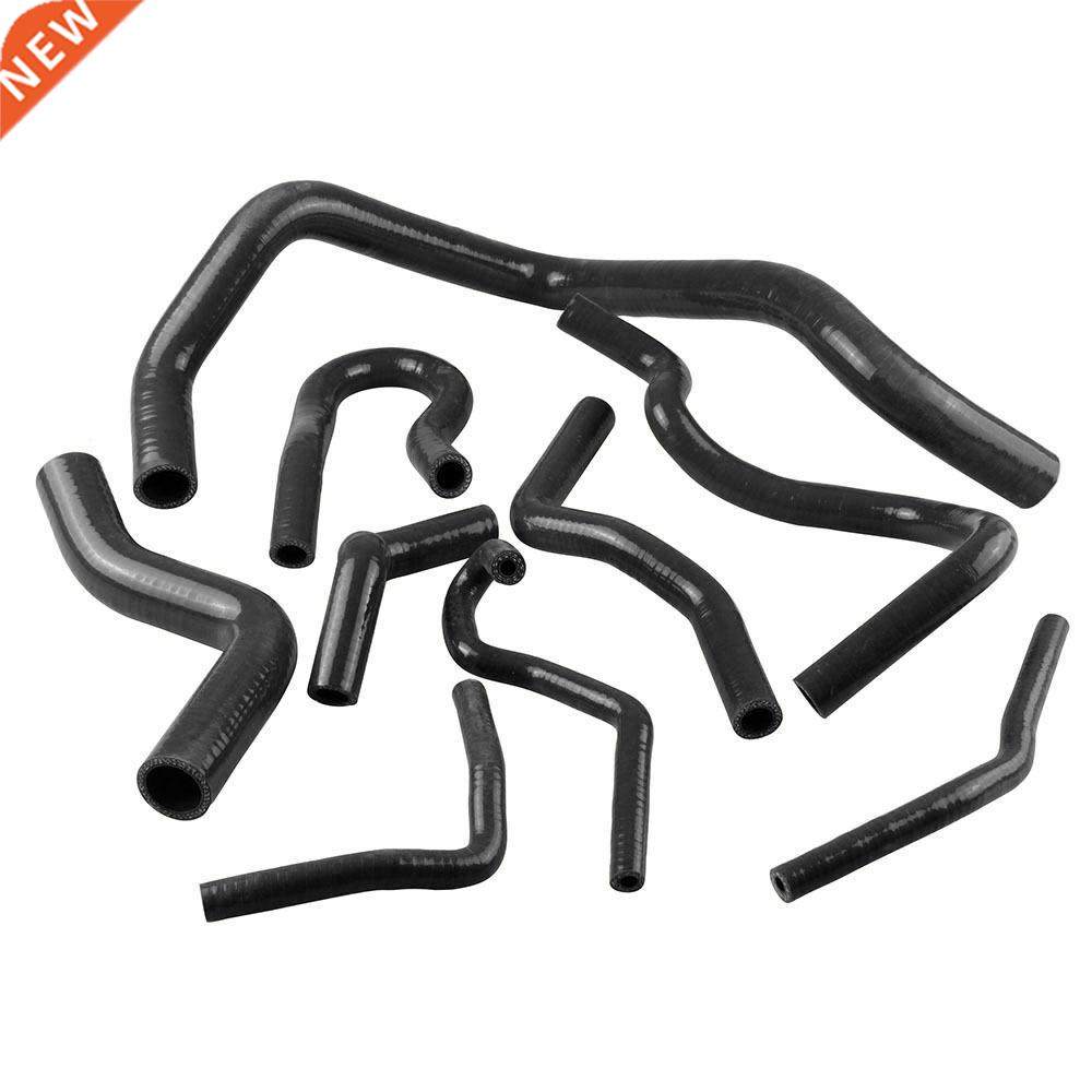 9pcs/Set Silicone Radiator Coolant Hose Silicone Hose Kit F