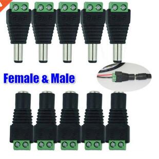 green soldering 2.1mm female 5.5 adapter terminal male