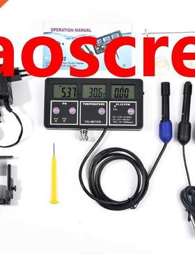 Multi-Functional Water Quality Monitor Digital LCD ORP pH RH