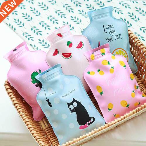 1Pc Portable Hot Water Bags Hand Warmer Winter Girls Cartoo