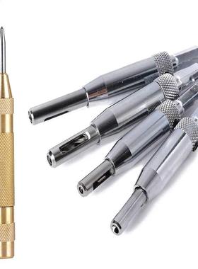 4pcs Self Centering Hinge Drill Bits Set,1/4inch Hex Shank,