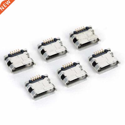 20pcs Micro USB Connector 5 Pin SMT Type B Female Placement