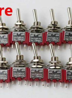 10pcs 6MM Red 3Pin 2File MTS-102 Reset free lock Button Rock