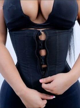 Women spandex Waist Belt Corsets Steel Boned Body Shaper Pos