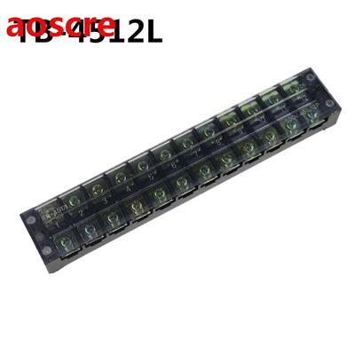 5Pcs TB-4512 600V 45A 12-Position Double Row Covered Screw T
