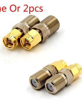 One Or 2pcs F Type Female Jack To SMA Male Plug Straight RF