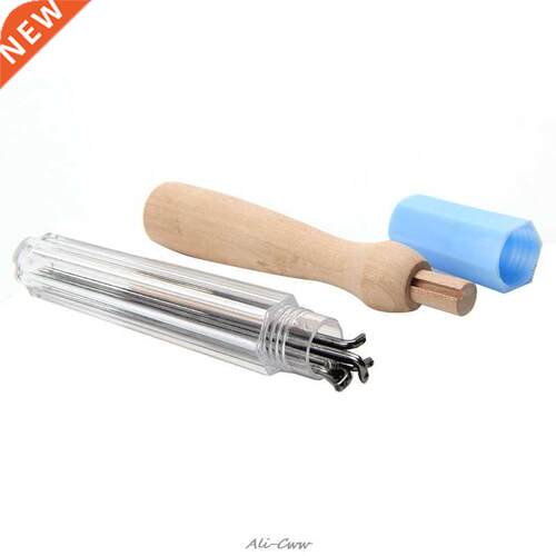 7PCS Felting hand tool set Needles Holder Wooden Handle Woo