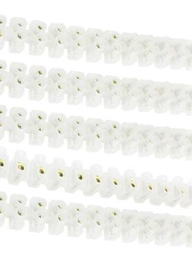 5 Pcs X3-0512 400V 5A 12 Position 2 Row Screw Terminal Block