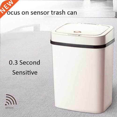 Touchless Trash Can Automatic Sensor Dustbin Battery ABS Pl