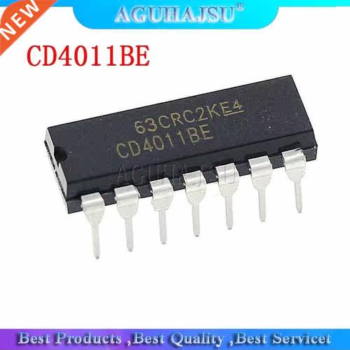 10PCS CD4011BE CD4011 DIP14 DIP New original
