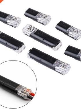 10pcs 2p Spring Connector Wire With No Welding No Screws Qui