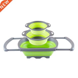 Collapsible Colander - over the Kitchen Sink Strainer - Sili