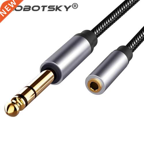 6.5mm Male to 3.5mm Female Audio AUX Cable Heset Micropho