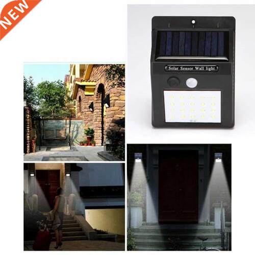 20-100 LED Solar Led Light Outdoor Solar Lamp PIR Motion Sen