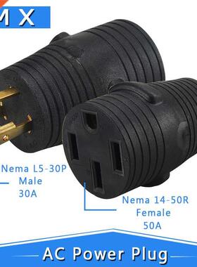 [L5 30P to 14 50R] Plugrand Nema L5 30 30 AMP Male to 14 50