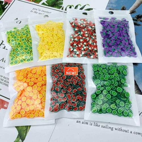 Lip Gloss Decor Lipstick Base Gel Fruit Slices Filler