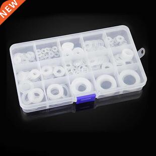 washer set Insulated 175pcs Hard nylon flat nyl White