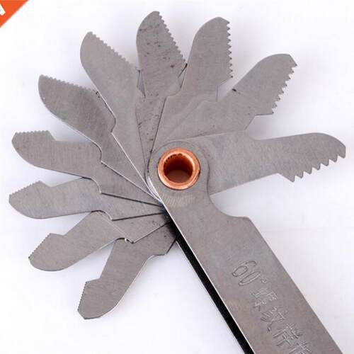 60 Degree Thread Measuring Gage Dual Head Metric Screw Pitch